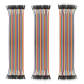 40Pcs 30cm 2.54mm Male to Female Dupont Cable for Arduino ***LOCAL STOCK***