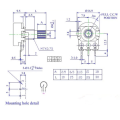 WH148 Dual Double Rotary Potentiometer 1K Linear Adjustable B1K ***LOCAL STOCK***