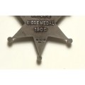 BOER WAR **RARE** KIMBERLEY MAYOR'S SIEGE MEDAL 1899-1900 SILVER/STERLING/BIRMINGHAM -KIMBERLEY STAR