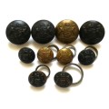 S A DEFENCE FORCE MILITARY BUTTONS - MIXED LOT OF 10
