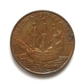 1925 HRH PRINCE OF WALES -SOUTH AFRICA - CAPE TOWN MEDALLION 32MM