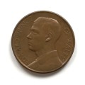 1925 HRH PRINCE OF WALES -SOUTH AFRICA - CAPE TOWN MEDALLION 32MM