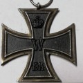 WW1 GERMAN IMPERIAL IRON CROSS 2ND CLASS-MAKER ON RING YWNY? (HARD TO SEE)