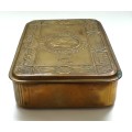 WW1 1914 CHRISTMAS BRASS GIFT BOX TIN PRINCESS MARY