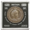 GREAT BRITAIN 2002 5 POUND COIN - QUEEN MOTHER MEMORIAL 1900-2002