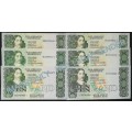 GERHARD DE KOCK 10 RAND 3RD ISSUE (6 NOTES) **BID PER NOTE**