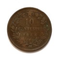 ITALY 1866 10 CENTESIMI