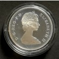 GREAT BRITAIN SILVER (.925) PROOF 1980 CROWN - QUEEN MOTHER 80TH