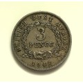 BRITISH WEST AFRICA 1947H 3 PENCE
