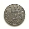 FRANCE 1904 25 CENTIMES COIN