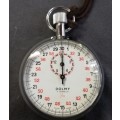 VINTAGE DOLMY STOP WATCH 7 JEWELS 1/10 EXCELLENT CONDITION 55MM - GOOD WORKING CONDITION