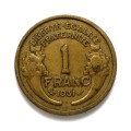 FRANCE 1931 1 FRANC COIN