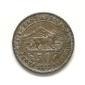 EAST AFRICA 1922 50 CENTS