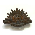 WW1 AUSTRALIAN COMMONWEALTH MILITARY FORCES BADGE (STOKES + SON) 25X40MM (1 LUG)