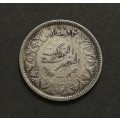 EGYPT (1937 TO 1942) SILVER 2 PIASTRES