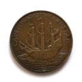 1925 EDWARD PRINCE OF WALES - CAPE TOWN MEDALLION 32MM