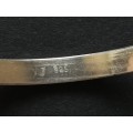 STERLING SILVER BANGLE 15.2 GRAMS FIT 160MM