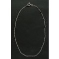 STERLING SILVER CHAIN 280MM 2.4 GRAMS