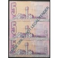 GPC DE KOCK 5 RAND 2ND ISSUE (3 NOTES SEQUENCE)