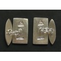 PAIR STERLING SILVER CUFF LINKS 13.1 GRAMS
