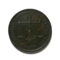 MOMBASA 1888 1 PICE IMPERIAL BRITISH EAST AFRICA