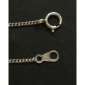 STERLING SILVER CHAIN 460MM 1.3 GRAMS