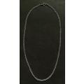 STERLING SILVER CHAIN 8 GRAMS 480MM