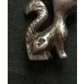 STERLING SILVER CHARM - CAT 10 X 15MM 3.2GRAMS