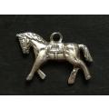 STERLING SILVER CHARM - HORSE 12 X 22MM 3.5 GRAMS