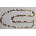 9CT GOLD CHAIN  22 GRAMS 580MM LONG 5MM WIDE