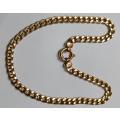 9CT GOLD CHAIN  15 GRAMS 460MM LONG
