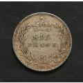 GREAT BRITAIN 1889 SILVER 6 PENCE