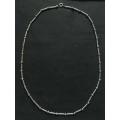 STERLING SILVER NECKLACE 8.4 GRAMS 410MM