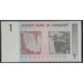 ZIMBABWE 2007 1 DOLLAR EF+