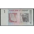 ZIMBABWE 2007 1 DOLLAR EF+