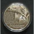 2013 PROOF SILVER 1 RAND - NELSON MANDELA -*LIFE OF A LEGEND*