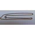 9CT GOLD .375 ITALY ROPE CHAIN 6.5 GRAMS 430MM