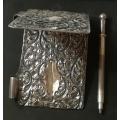 STERLING SILVER NOTEPAD/BOOK 43GRAMS 47X70MM