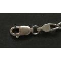 STERLING SILVER CHAIN BRACELET 190MM 4.9 GRAMS