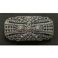 935 SILVER AND MARCASITE BROOCH 30X55MM 15.1GRAMS