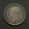 GREAT BRITAIN 1872 -`3` SILVER 6 PENCE