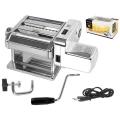 PASTA MACHINE WITH SLOTS FOR ATTACHING MARCATO PASTADRIVE MOTOR