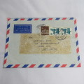 Postal History - Airmail cover from Gau-Algesheim, DDR to Paarl, South Africa with 3 DDR stamps