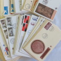 Lot of more than 90 RSA First day covers - Some variations with postmarks