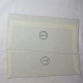 Lot of 2 Suidwes Lugdiens flight covers - Flight SW 904 and SW 901