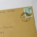 South African Airmail cover sent from Durban to Windhoek with SWA 10 cent stamp