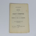 1866 Cape of Good Hope report of the select committee on the petition of Mr E.H. Coleridge
