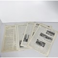 Lot of 8 Ons Courier newspapers - Issued after Tulbagh Disaster