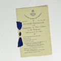 1931 Durban Light Infantry Souvenir Programme - Presentation of New Colours