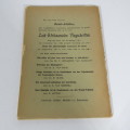 Een eeuw  van onrecht  -FW Reitz -Printed in 1900 in book form together with the original manuscript